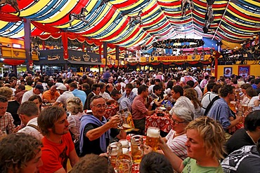 Oktoberfest, Munich beer festival, Hippodrom tent, Bavaria, Germany
