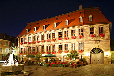 Townhall, Bad Kissingen, Rhoen, Franconia, Bavaria, Germany