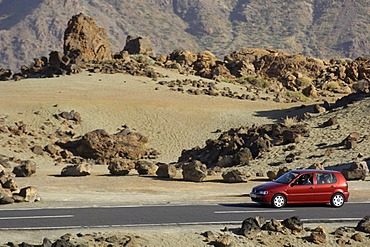 Los Roques in Teide National Park, Teneriffe, Canary Islands, Spain