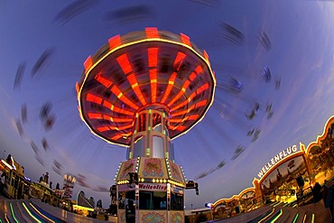 Chairoplane on fun fair