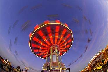 Chairoplane on fun fair