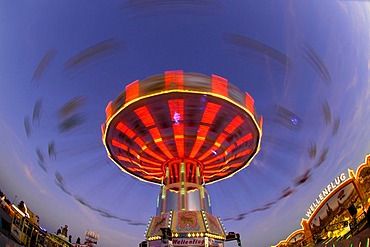 Chairoplane on fun fair