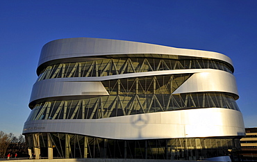 Mercedes-Benz Museum, Stuttgart, Baden-Wuerttemberg, Germany