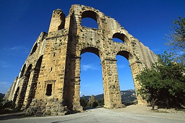 Roman Aqueduct, Aspendos, Turkey