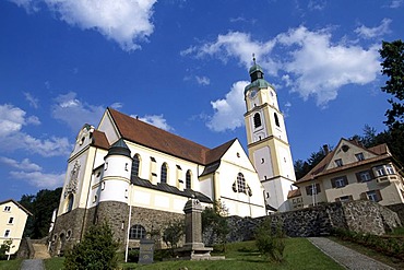 Church, Bayerisch Eisenstein, Bavaria, Germany