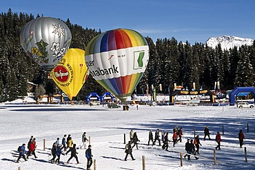 Arosa balloon festival, Grisons, Switzerland