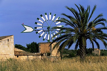 Wind mill, Casa Blanca, Majorca, Spain