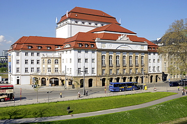 Schauspielhaus, theatre, Dresden, Saxony, Germany, Europe