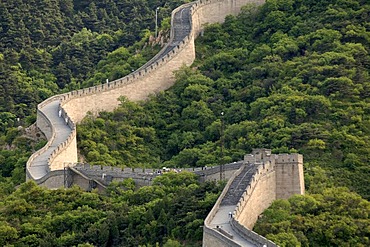 The Great Wall of China near Badaling, China