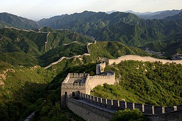 The Great Wall of China near Badaling, China