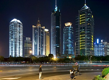 Skyscraper in Pudong, Shanghai, China