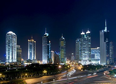 Skyscraper in Pudong, Shanghai, China