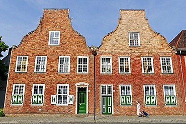 Brick architecture, Hollaendisches Viertel, Dutch Quarter, Potsdam, Brandenburg, Germany, Europe