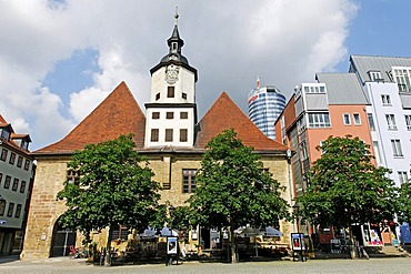 City Hall on the market square of Jena, Thuringia, Germany, Europe