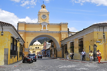 Arch of Santa Catalina Monastery, Antigua Guatemala, Guatemala, Central America