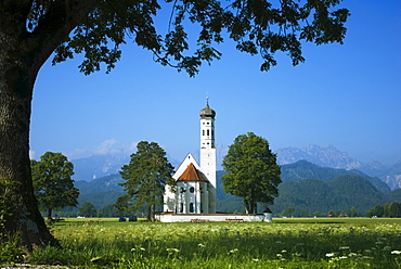 Pilgrimage Church Saint Coloman near Schwangau, Bavaria, Germany