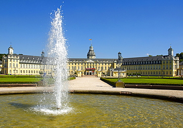 Castle grounds, Karlsruhe, Baden-Wuerttemberg, Germany