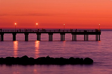 Old pier in Palange, Lithuania