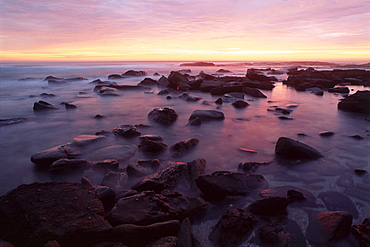 Sunrise over the coast in Bundjalung National Park, New South Wales, Australia, Oceania