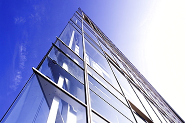 Glass front, Deichtor office building, Hamburg, Germany