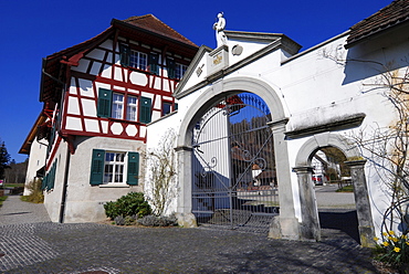 Entrance to the Carthusian Monastery in Ittingen, Switzerland, Europe