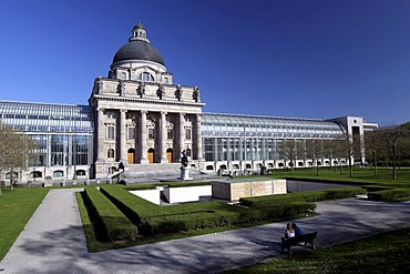 Bavarian State Chancellery, Hofgarten, Munich, Upper Bavaria, Bavaria, Germany