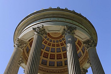 Apollo Temple in the gardens of castle Nymphenburg in Munich, Upper Bavaria, Bavaria, Germany