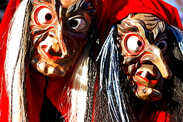 Swabian-Alemannic carnival, celebrated in South Germany, Switzerland and West Austria before Lent, Leutkirch, Baden-Wuerttemberg, Germany, Europe