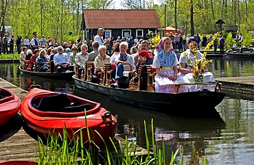 Trip through the Spreewald in a rowing boat