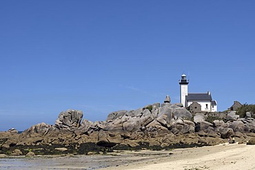 Phare de Pontusval, Brignogan, Britanny, France, Europe