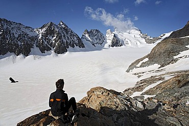 Barre des Ecrins 4.102 m, Glacier Blanc, Provence-Alpes-Cote de Azur, Hautes-Alpes, France