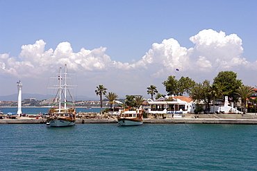 Side Harbour, Side, Turkey.