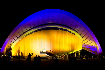 In the evening, house of the cultures of the world, Berlin, Germany