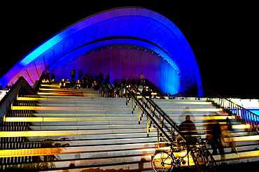 In the evening, house of the cultures of the world, Berlin, Germany