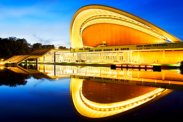 In the evening, house of the cultures of the world, Berlin, Germany