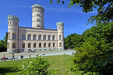 Granitz castle, hunting seat, Prince of Putbus, Ruegen, Mecklenburg Western-Pomerania, Germany
