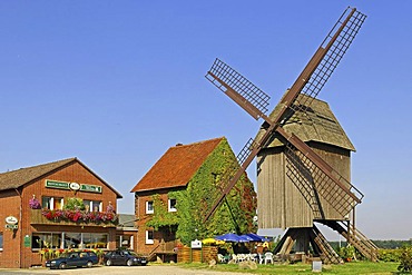 Windmill Sorgenser Muehle at Burgdorf, Lower Saxony, Germany