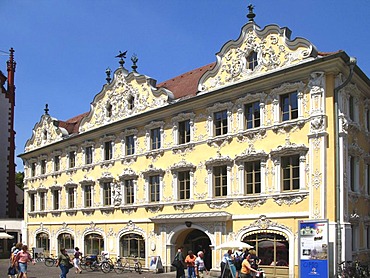 The Falkenhaus, Wuerzburg, Lower Franconia, Bavaria, Germany