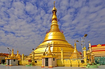 Botataung pagoda at Yangon, Rangoon, Myanmar, Burma