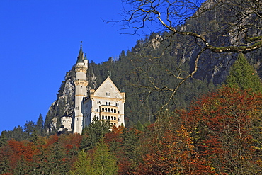 Neuschwanstein Castle, Schwangau near Fuessen, Bavaria, Germany