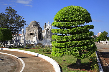 Cementerio Cristobal Colon (Christoph Columbus Cemetery) in Havana, Cuba, Caribbean