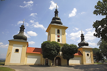 Pilgrimage church Maria Loreto in StarË Hroznatov, Altkinsberg, Cheb region, Eger, Boehmen, Egerland, Czech Republic, Europe