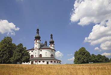 Dreifaltigkeitskirche Kappl, Church of the Holy Trinity, pilgrim church near Waldsassen, Upper Palatinate, Bavaria, Germany, Europe