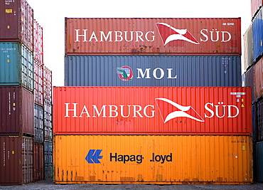 Various shipping containers