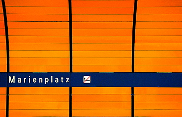 Marienplatz subway station, Munich, Bavaria, Germany, Europe