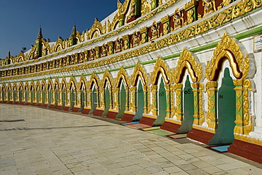 Temple complex on Mandalay Hill, Mandalay, Myanmar (Burma), Southeast Asia