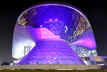 Building of the new BMW world in Munich. The BMW world was opened in Oct. 2007. Munich Bavaria Germany