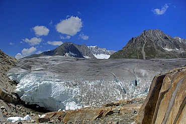 Large Aletsch glacier, Goms, Valais, Switzerland