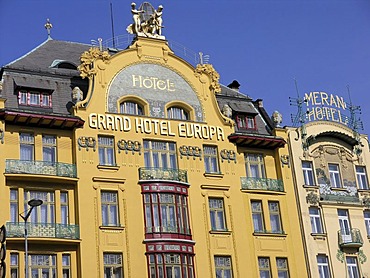 Grand Hotel Europa Prague Wenceslas Square Czech Republic