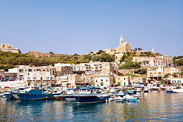 Fishing harbour, Mgarr, Gozo, Malta, Europe